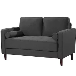 Heather Gray Chelsea Modern Loveseat