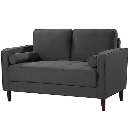 Heather Gray Chelsea Modern Loveseat