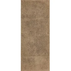 High Pile Taupe Cotton Non-Skid Classic Bath Mat