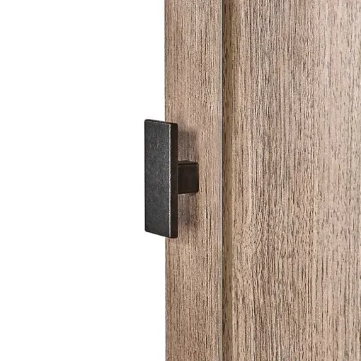 Honey Woodgrain Wall-Mounted Cabinet