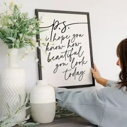 Hope You Know Framed Wall Plaque
