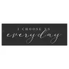 I Choose Us Every Day Canvas Wall Plaque