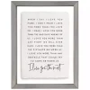 I Love You Most Framed Wall Plaque