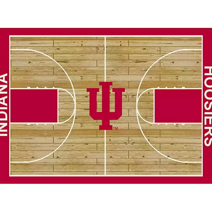 Indiana University Courtside Area Rug, 4x6
