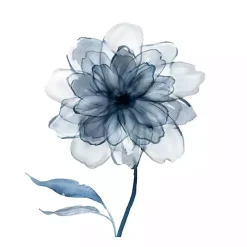 Indigo Bloom IV Giclee Canvas Art