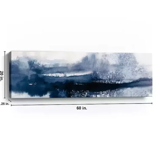 Indigo Tides Giclee Canvas Art Print