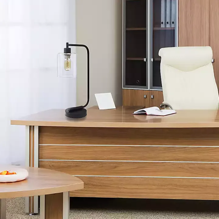 Industrial Black Iron Desk Lamp