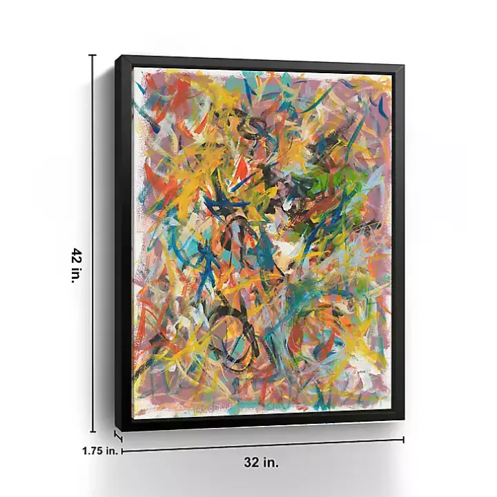 Inside Out No. 2 Framed Giclee Canvas Art Print