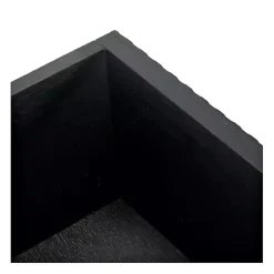 Irma Black Textured Drawers Console Table