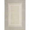 Ivory and Gold Modern Glam Area Rug, 5x7