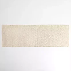 Ivory Boucle Runner, 2x6