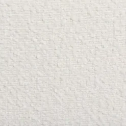 Ivory Boucle Storage Bench