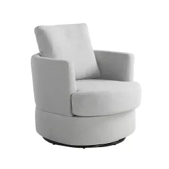 Ivory Elmhurst Swivel Accent Chair