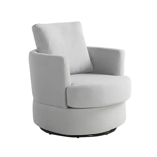 Ivory Elmhurst Swivel Accent Chair