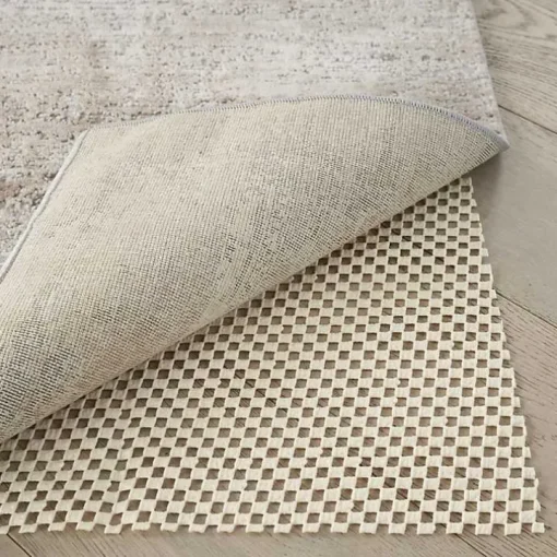 Ivory Gridlock Non-Slip Rug Pad, 5x8