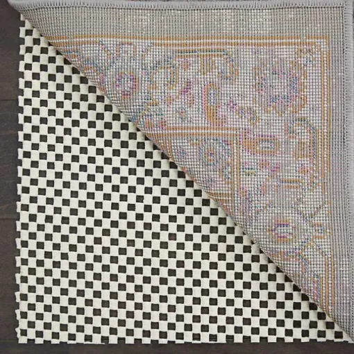 Ivory Gridlock Non-Slip Rug Pad, 5x8
