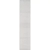 Ivory Moroccan Washable Runner, 2x8