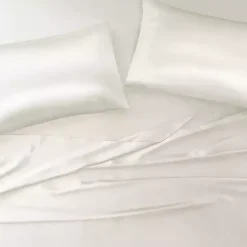 Ivory Satin 6-pc. California King Sheet Set