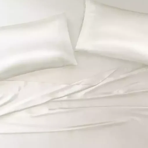 Ivory Satin 6-pc. California King Sheet Set