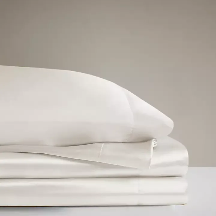 Ivory Satin 6-pc. Queen Sheet Set