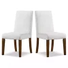 Ivory Upholstered Katie Dining Chairs, Set of 2
