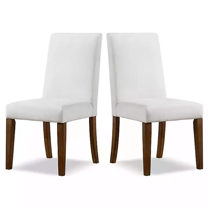 Ivory Upholstered Katie Dining Chairs, Set of 2