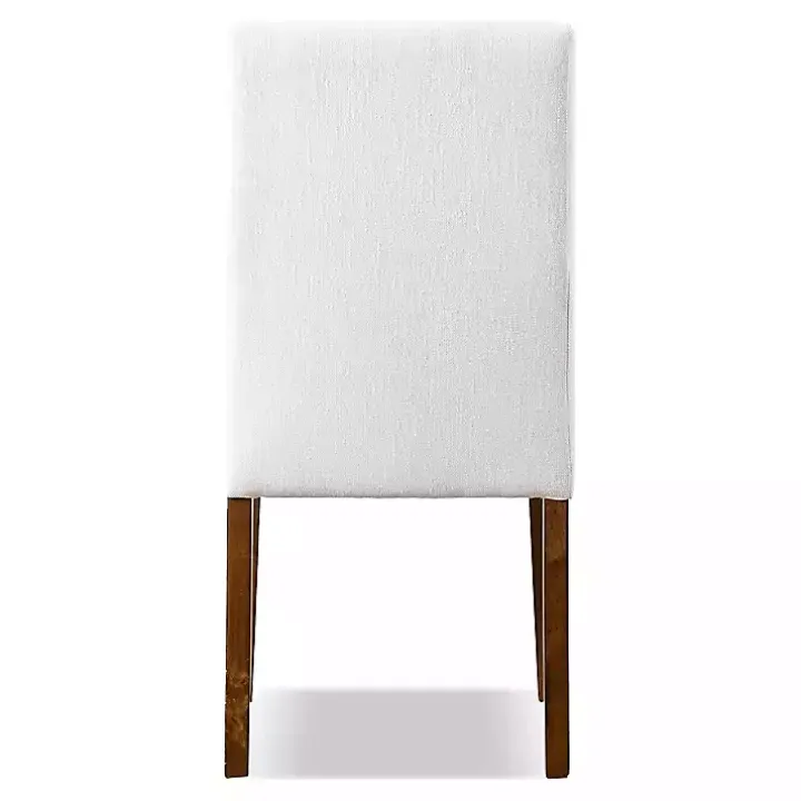 Ivory Upholstered Katie Dining Chairs, Set of 2