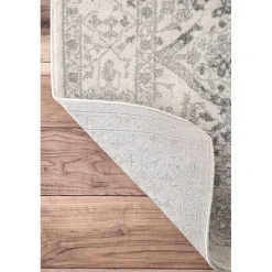 Ivory Vintage Odell Square Area Rug, 8 ft.