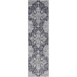 Jordan Eva Purple Medallion Runner, 2x10