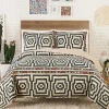 Justina Blakeney Black Hypnotic King Quilt Set