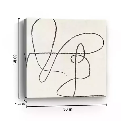 Juxtaposing Canvas Art Print, 30x30 in.