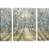 Kaleidoscope Trees Canvas Art Prints, Set of 3