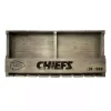Kansas City Chiefs Reclaimed Wood Bar Shelf