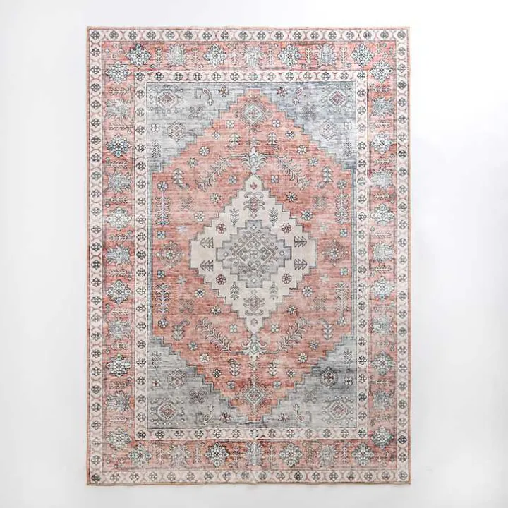 Kelly Traditional Washable Area Rug, 5x8