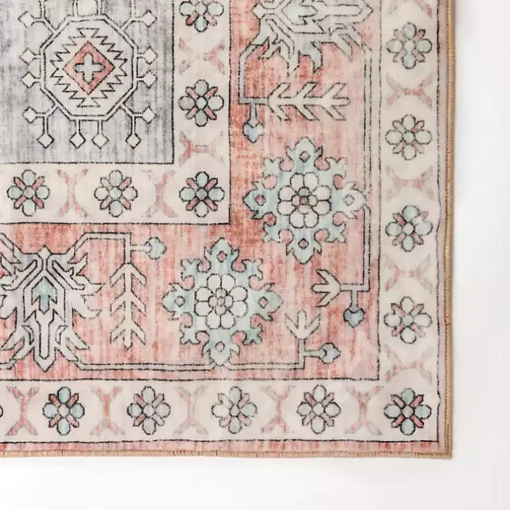 Kelly Traditional Washable Area Rug, 5x8