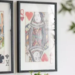 King & Queen Card Framed Art Prints, Set of 2