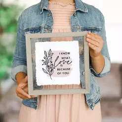 Know What Love Is Framed Wall Plaque