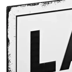 Laundry Co. Metal Wall Plaque