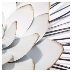 Layered Flower Metal Wall Plaque