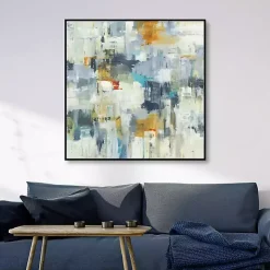 Layers of Life II Framed Canvas Art Print