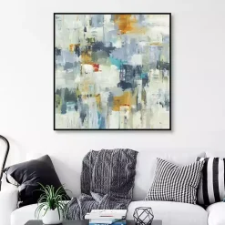 Layers of Life II Framed Canvas Art Print