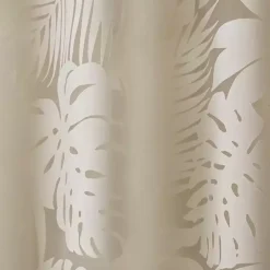 Leilani Tan Palm Leaf Curtain Panel, 95 in.