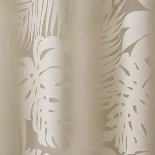 Leilani Tan Palm Leaf Curtain Panel, 95 in.