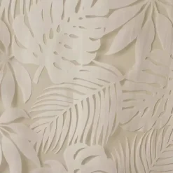 Leilani Tan Palm Leaf Curtain Panel, 95 in.