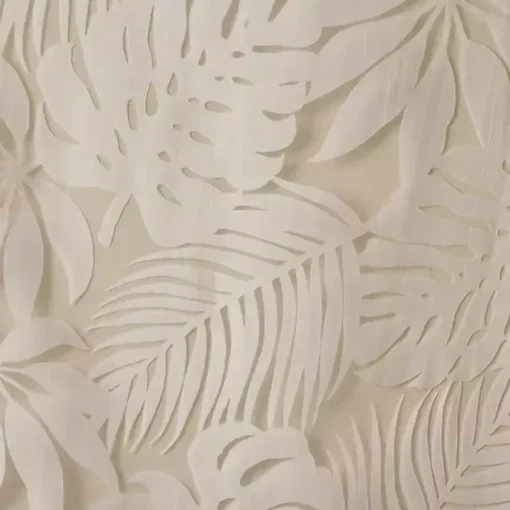 Leilani Tan Palm Leaf Curtain Panel, 95 in.