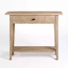 Leo Natural Wood Console Table