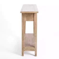 Leo Natural Wood Console Table