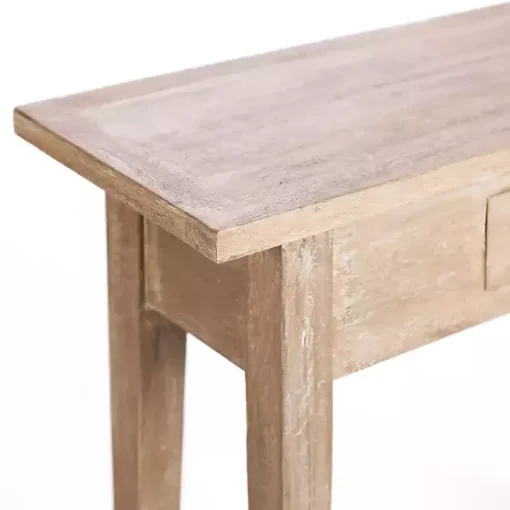 Leo Natural Wood Console Table