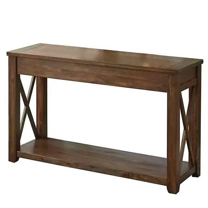 Leyton X-Bar Side Panel Console Table