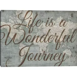 Life Is A Wonderful Journey Canvas Art Print